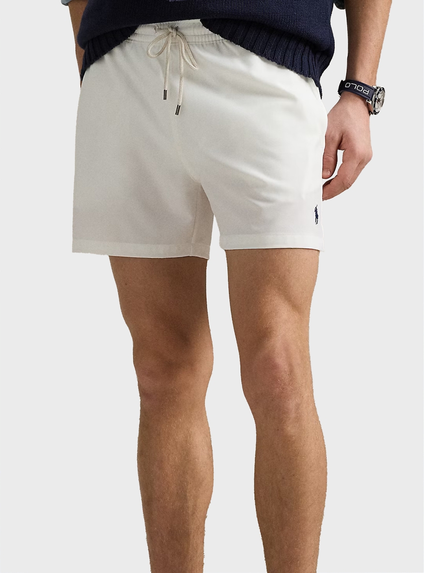 Polo Ralph Lauren Traveler Slim Fit Swimming Trunk - White