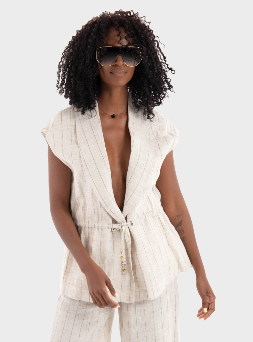 Souvenir Gilet - Ecru