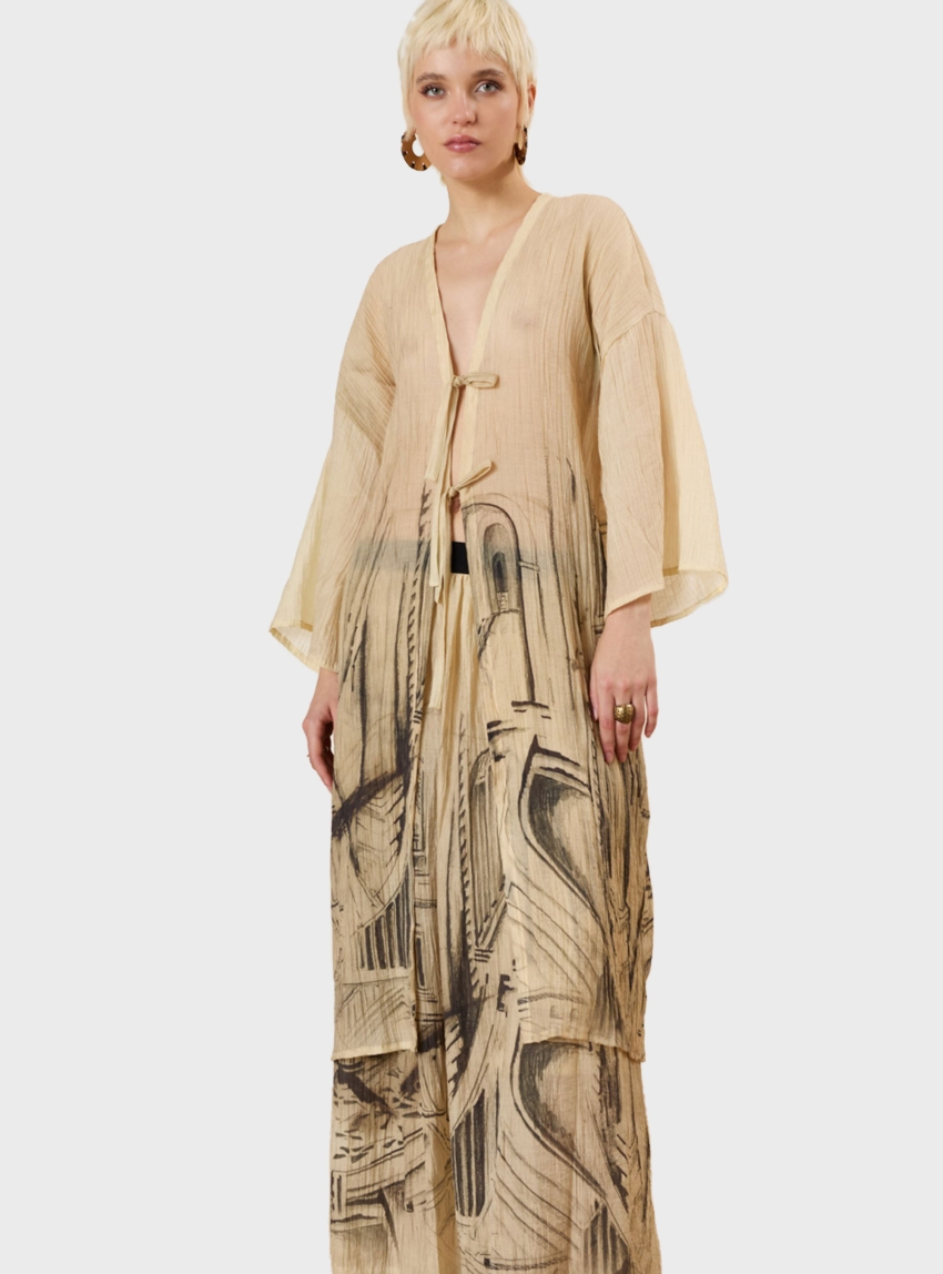 Souvenir Kimono - Cream