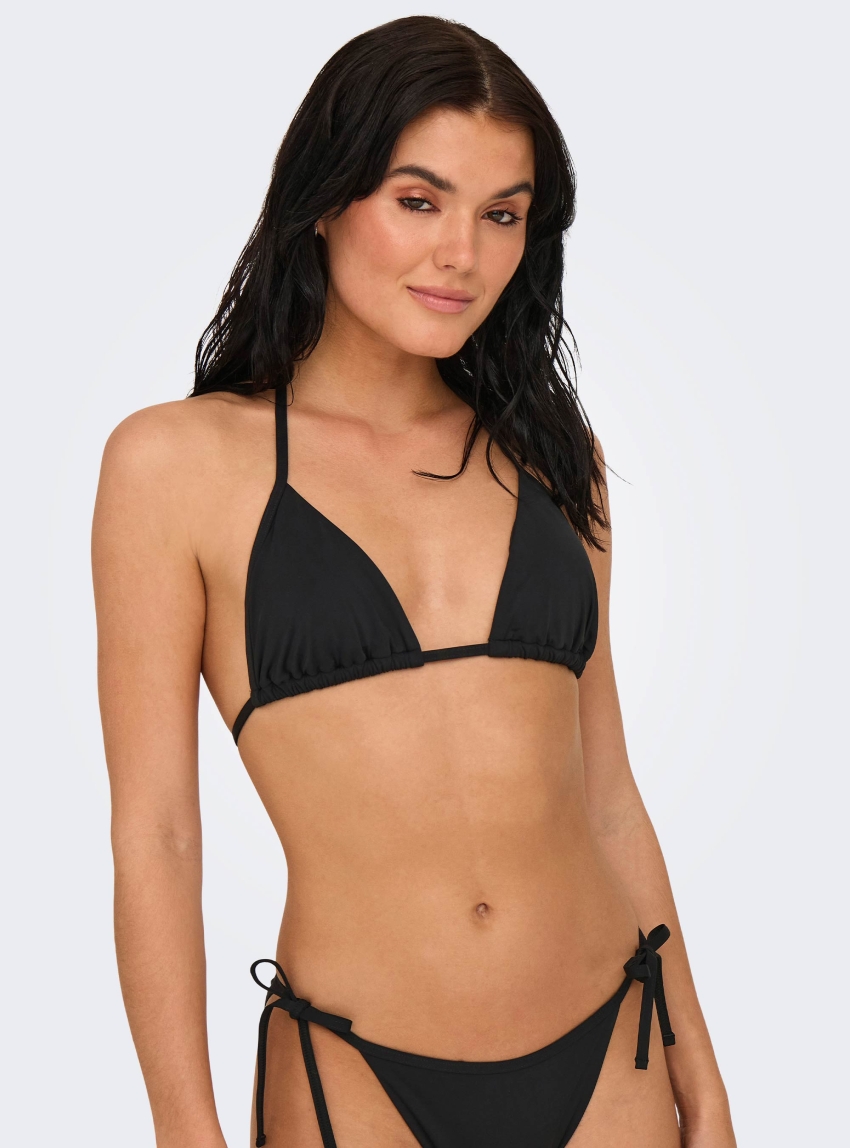 Only Marseille Triangle Bikini Top - Black
