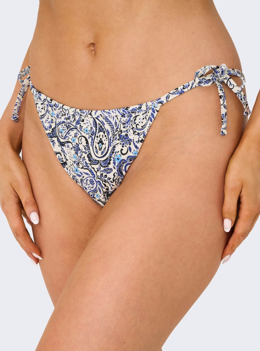Only Marseille Tie-String Bikini Brief Swm - Multi Colors