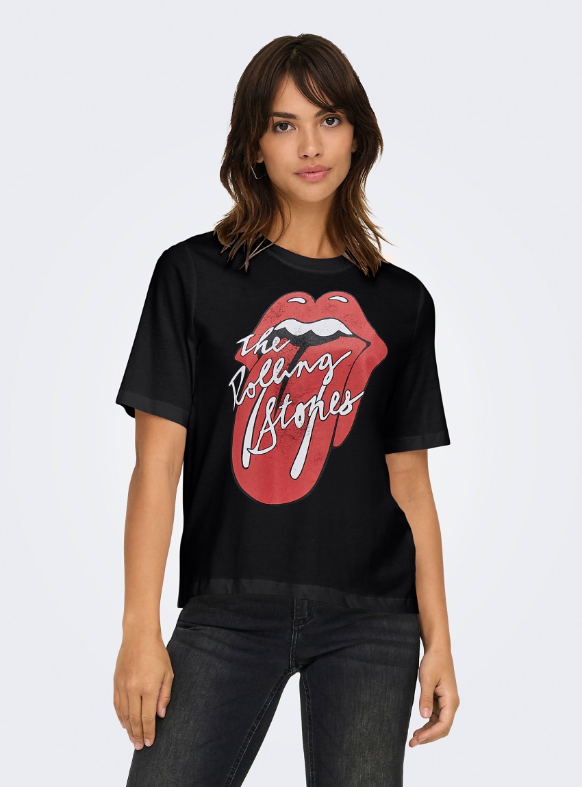 Only Rolling Stones T-Shirt - Black