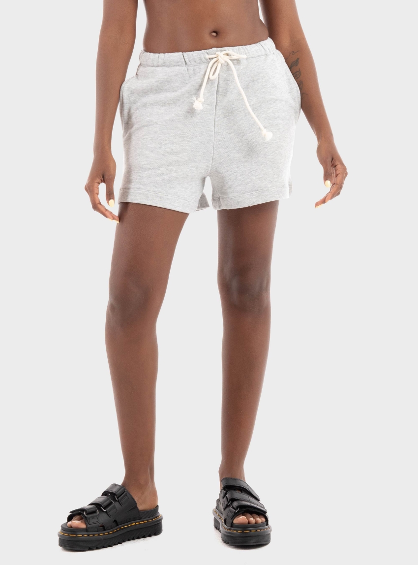 JJXX Vicky High Waist Shorts - Light Grey Melange