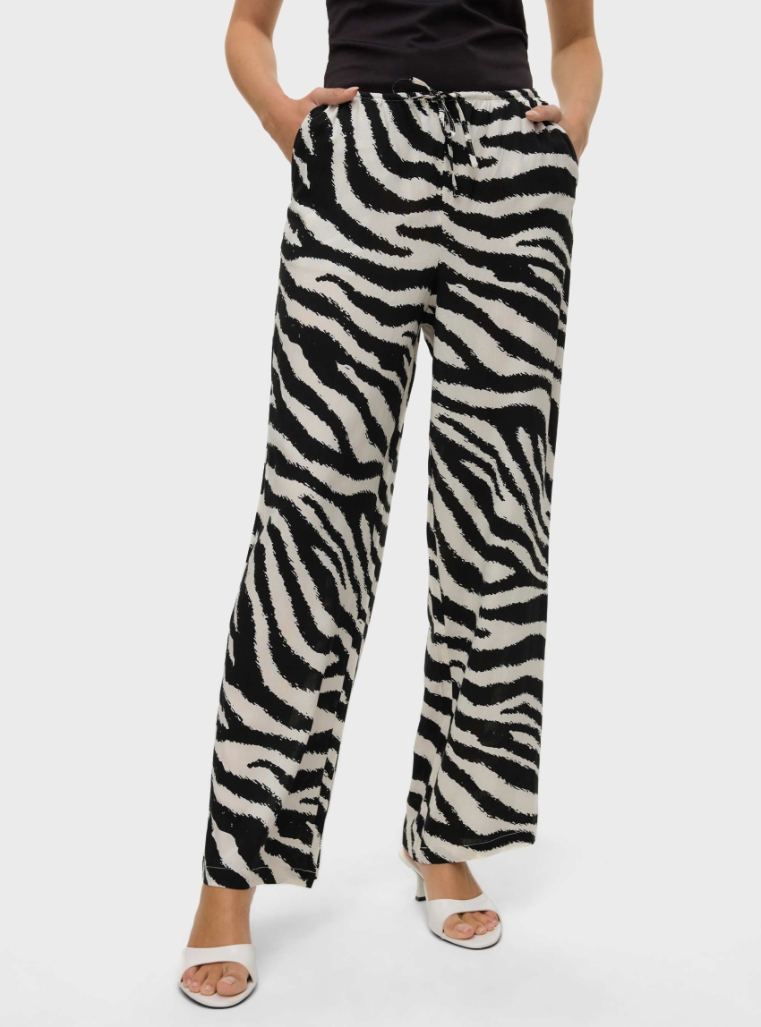 Vero Moda Easy Joy Wide Pants - Ecru