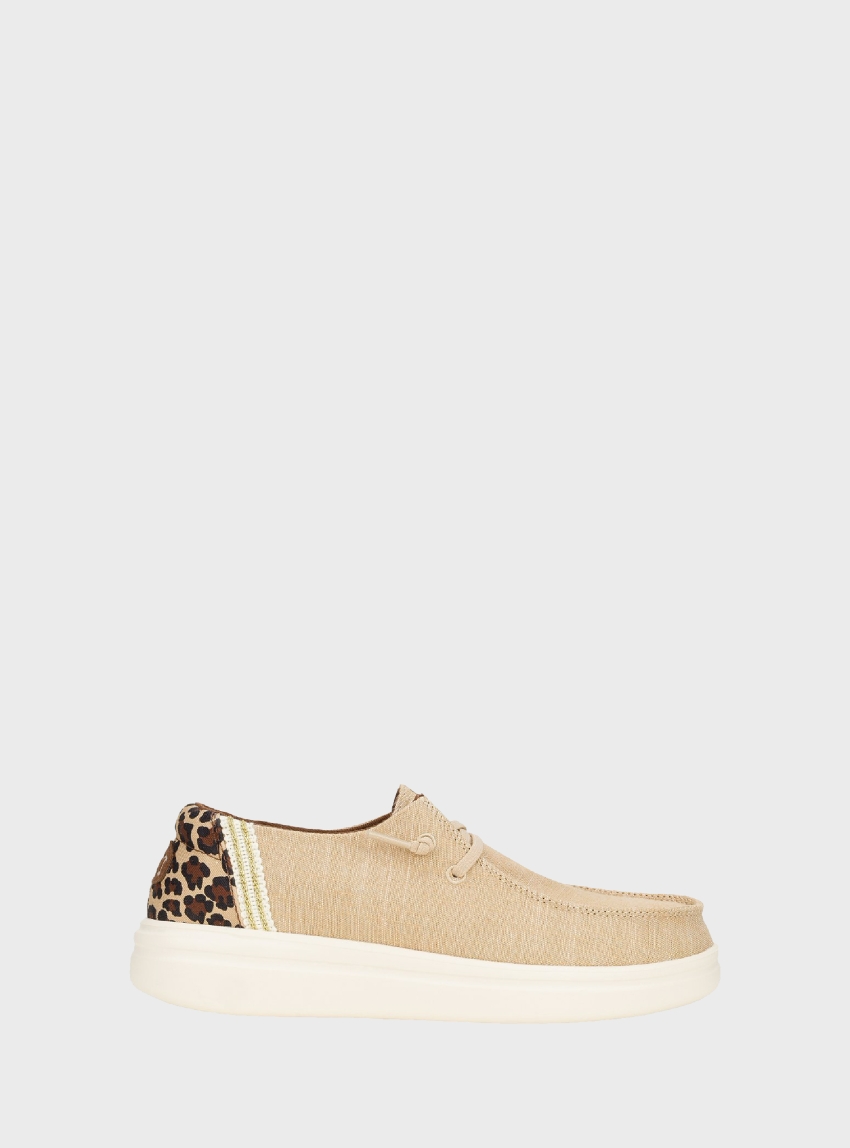 Hey Dude Wendy Rise Animal Shoes - Tan