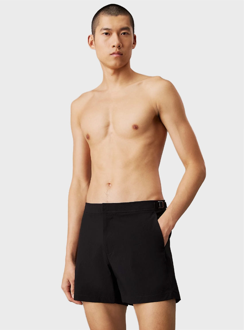 Calvin Klein Tailored Swim Shorts - Black