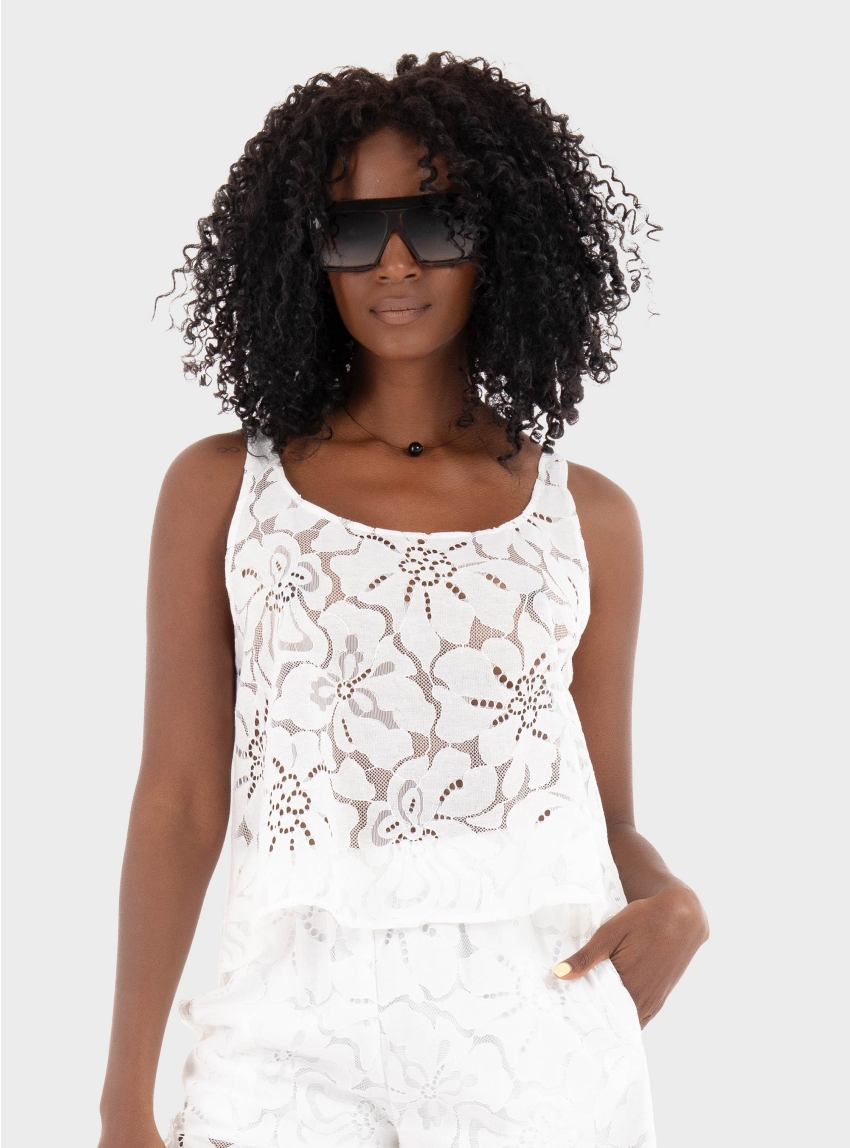 Collectiva Noir Thalo Top - White