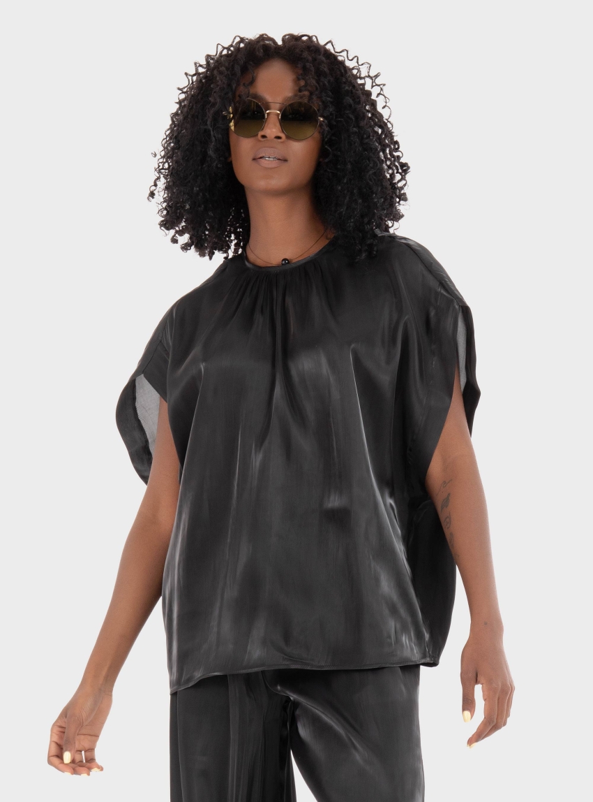 Collectiva Noir Bright Top - Black