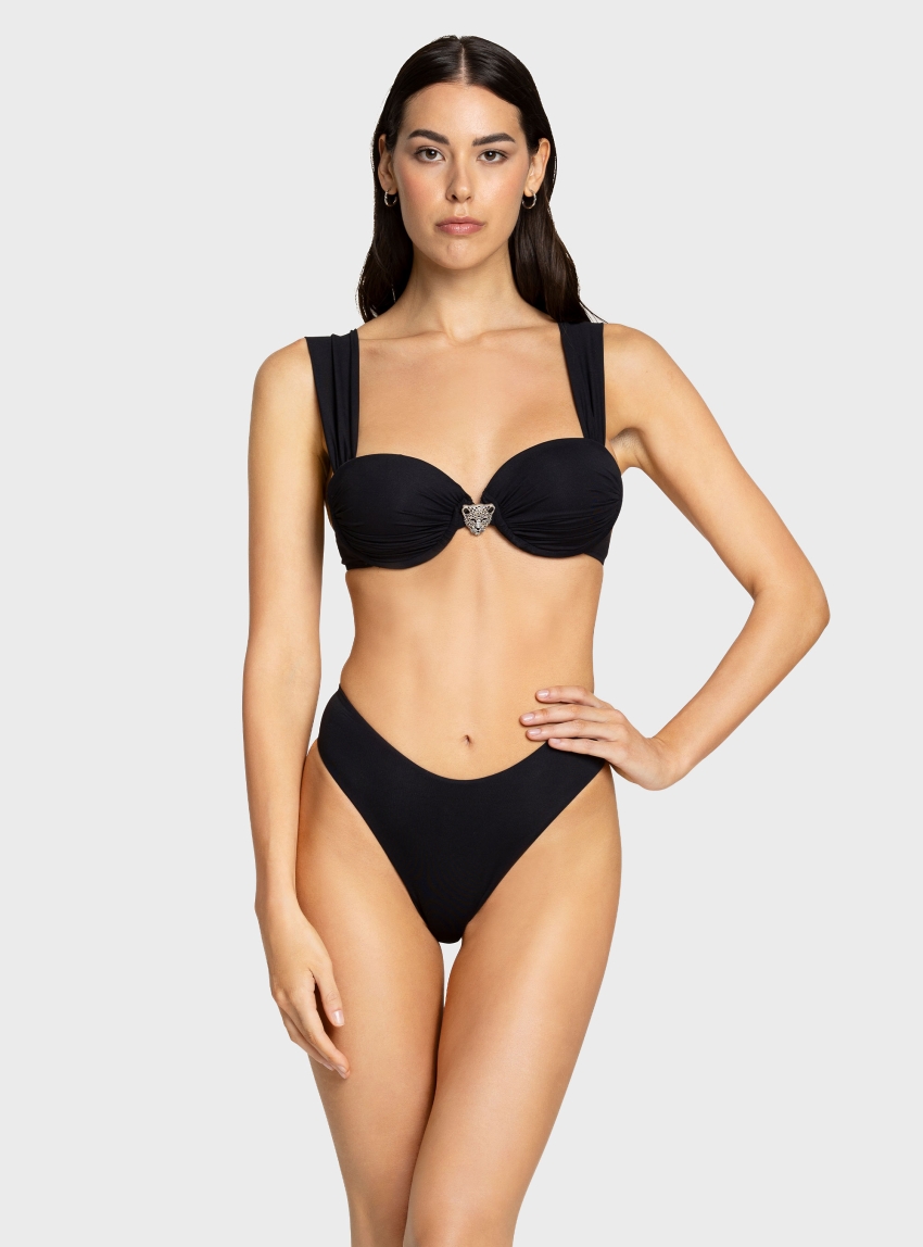 4giveness Triangle Bikini Set - Black