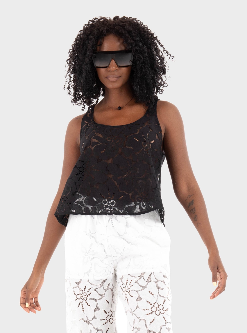 Collectiva Noir Thalo Top - Black