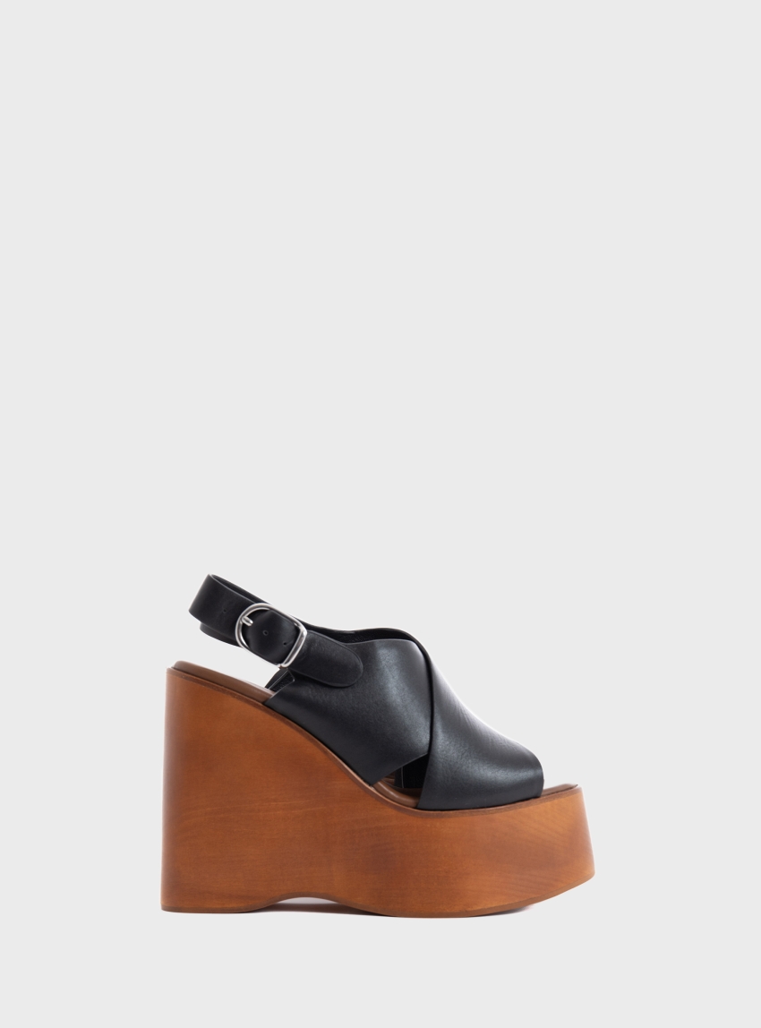 Jeffrey Campbell Fiddle Platforms - Black