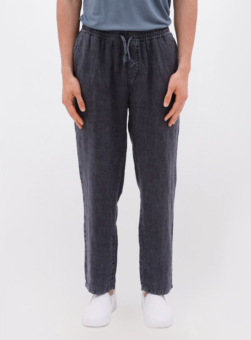Dirty Laundry Linen Pants - Washed Black