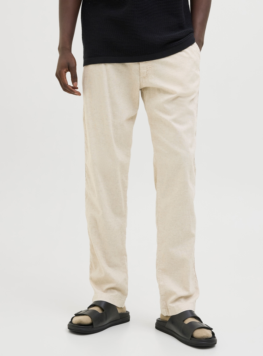 Jack & Jones Kane Hybrid Bondi Relaxed Pants - Ecru