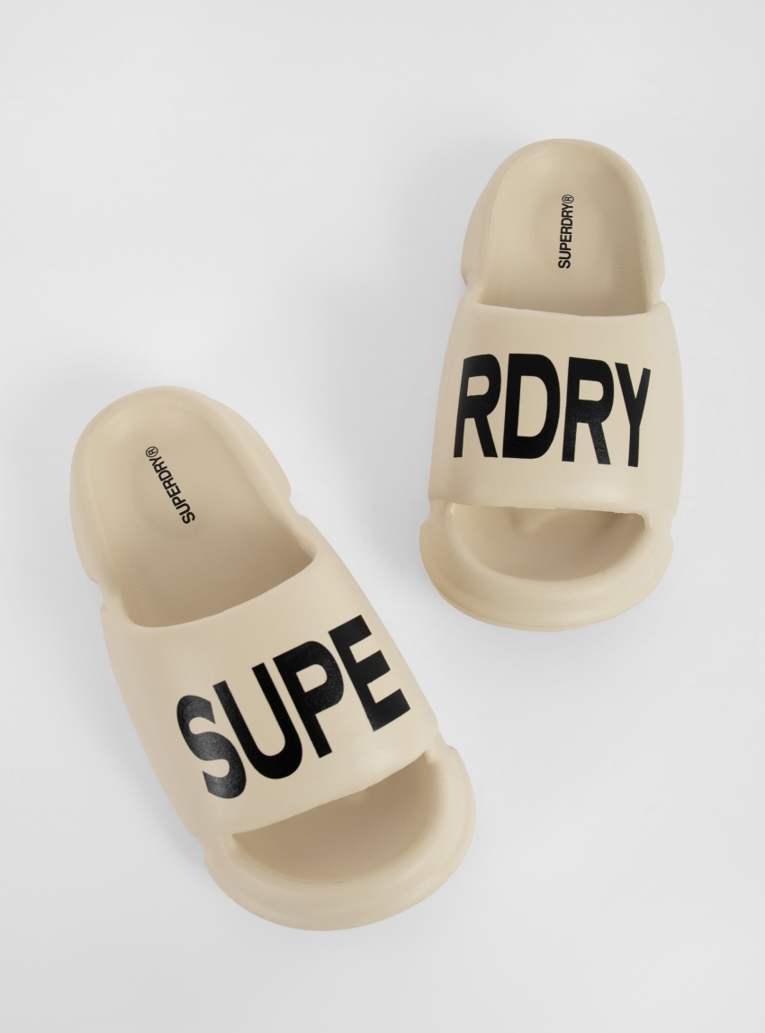 Superdry Slides - Nude