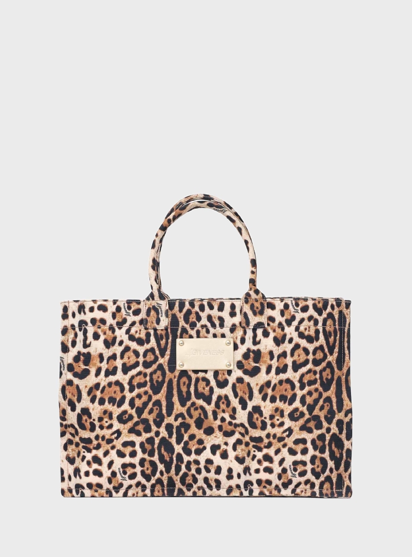 4giveness Saint Tropez Tote Bag - Animal Print