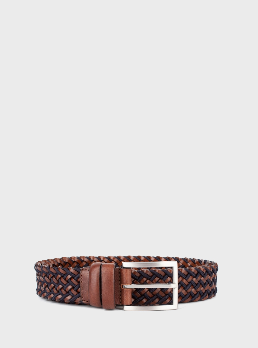 Campus Leather Belt - Brown