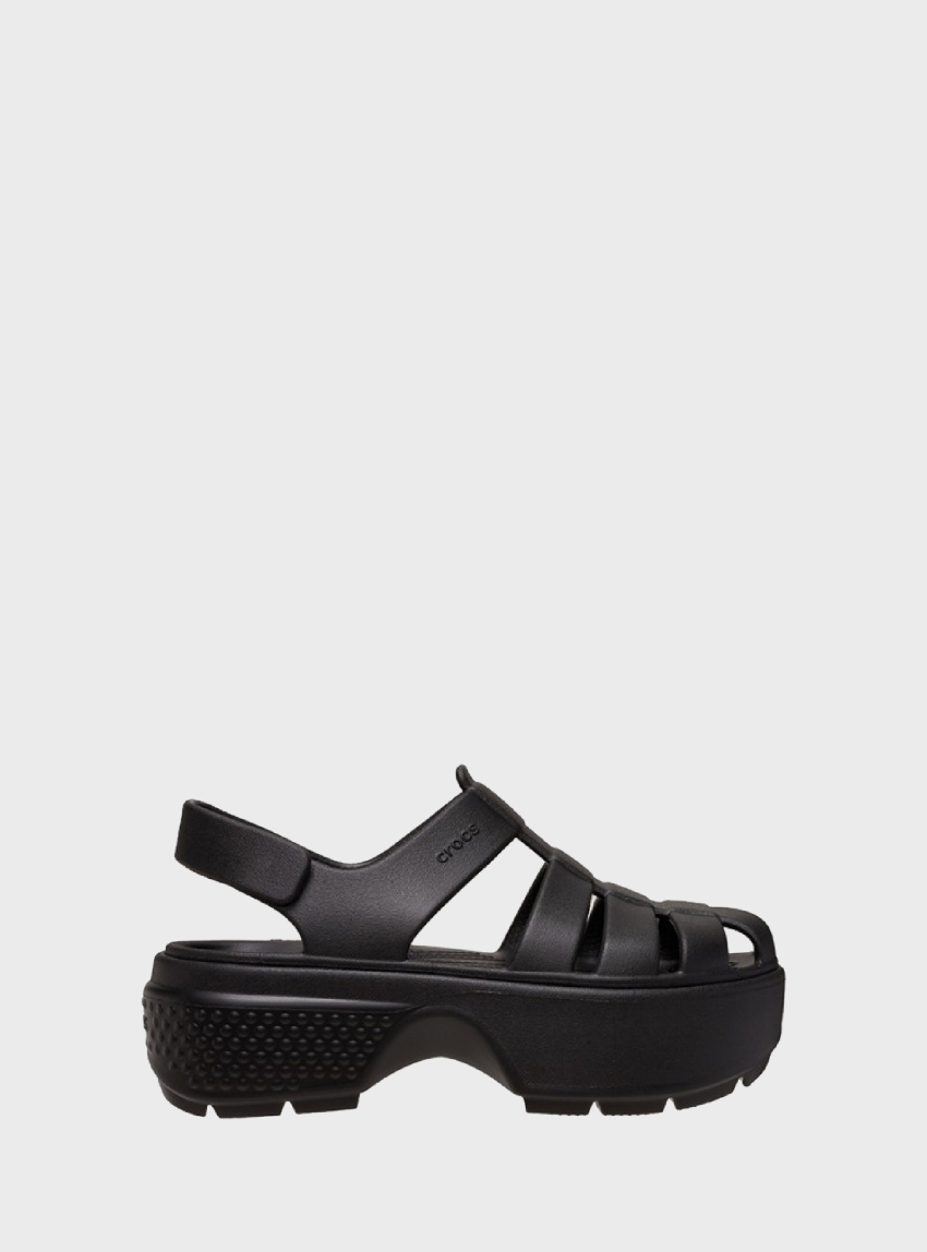 Crocs Stomp Fisherman Sandals - Black