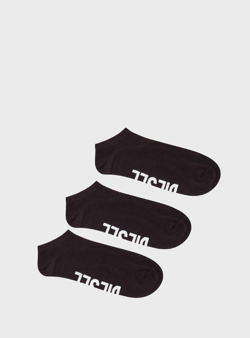 Diesel SKM-GOST-THREEPACK SOCKS - Black