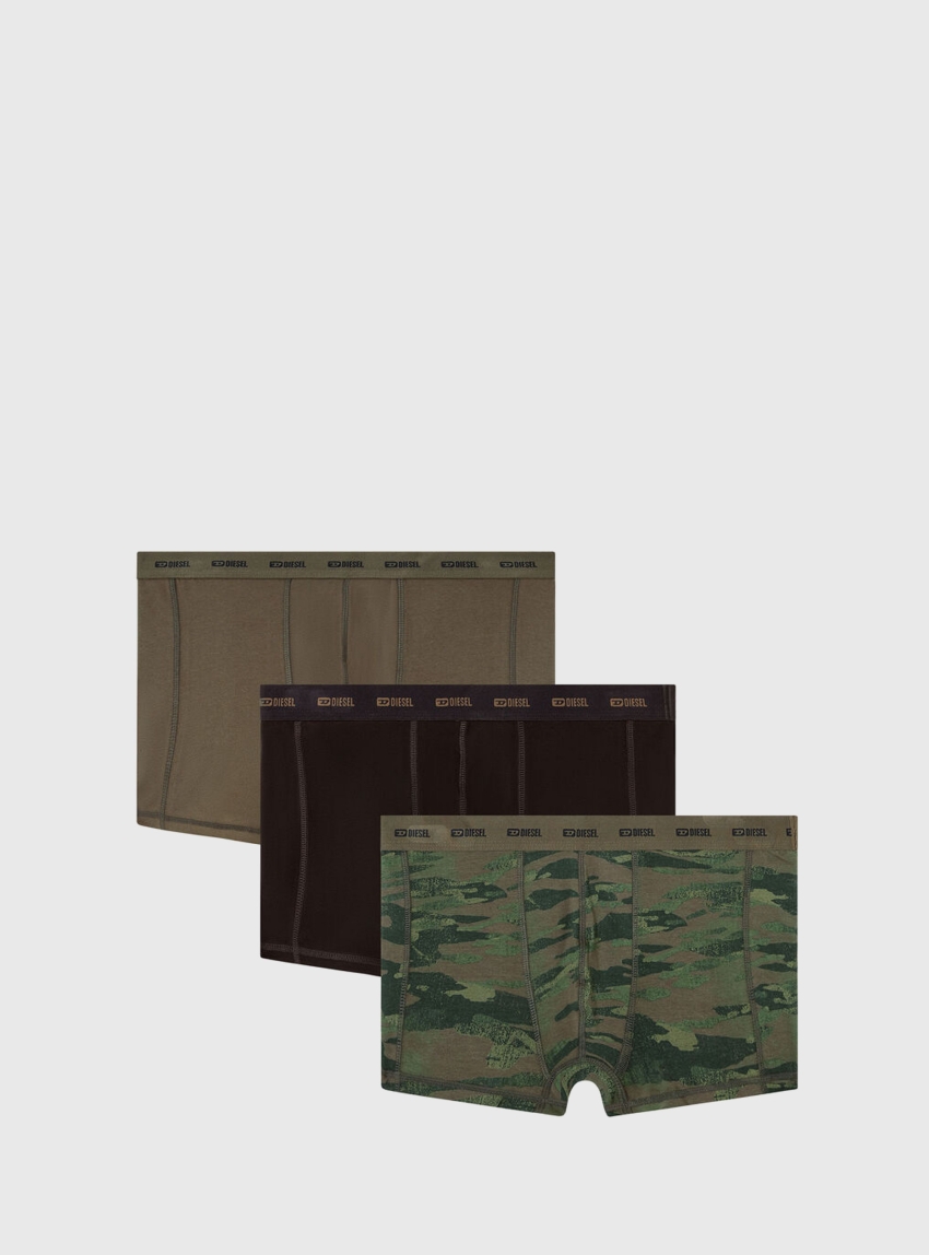 Diesel DAMIEN-UTLT-3PACK BOXER-SHORTS - Camouflage
