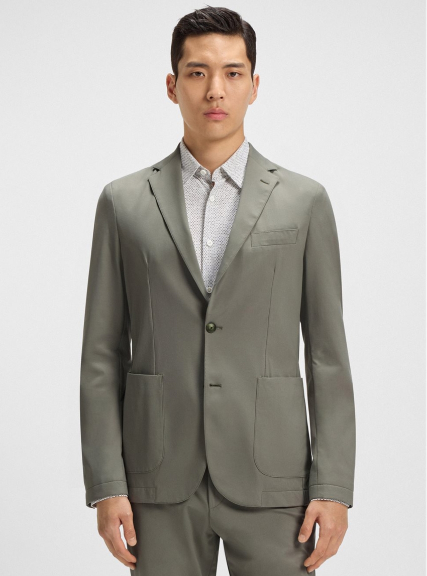 BOSS Slim-Fit Blazer In Performance-Stretch Jersey  P-Hanry-J-WG-252 - Light Green