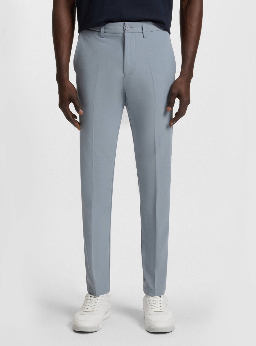 BOSS Slim Fit Water Repellent Trousers T_Commuter-Slim - Dark Grey