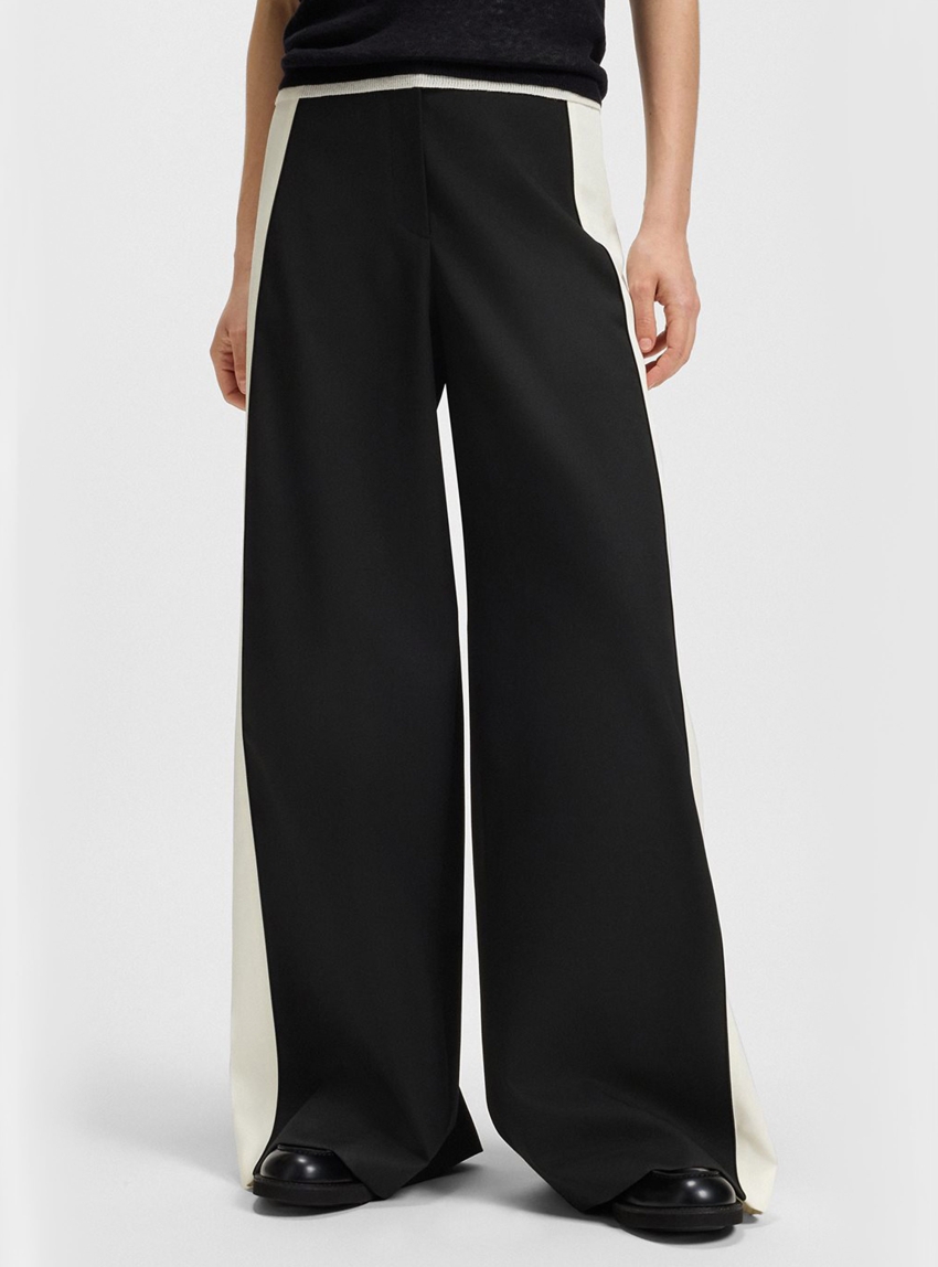 BOSS Loose Fit Trousers Tianal - Black