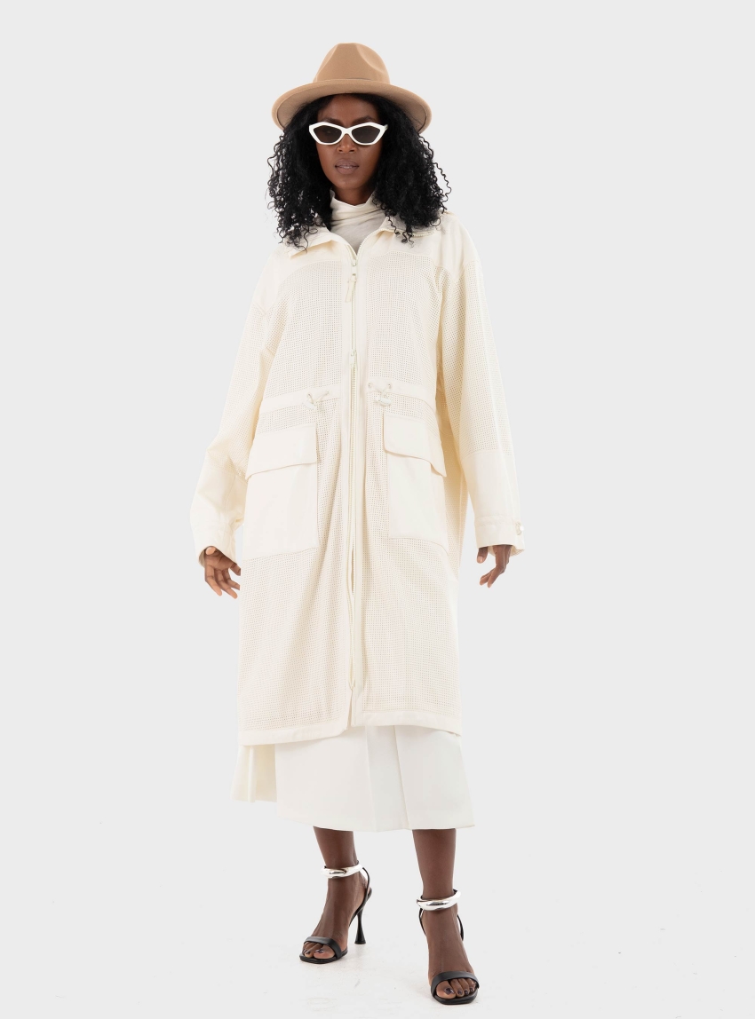 BOSS Coat Planina - Off White