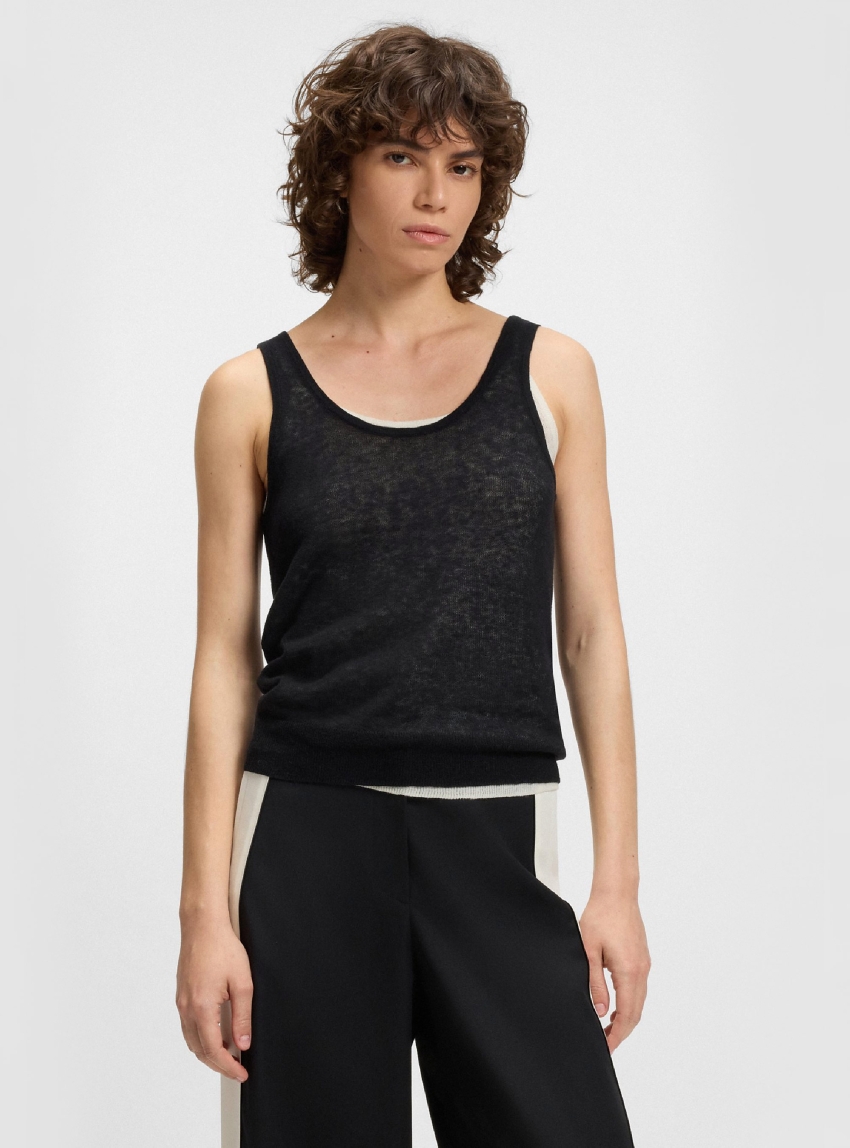 BOSS Knitted Top Fentome - Black