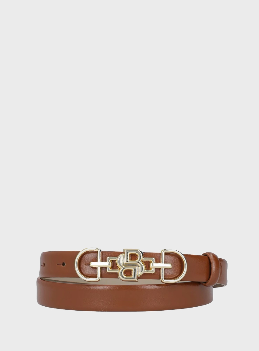 BOSS Leather Belt B_Icon_Ch-G_Sz20 - Light Brown