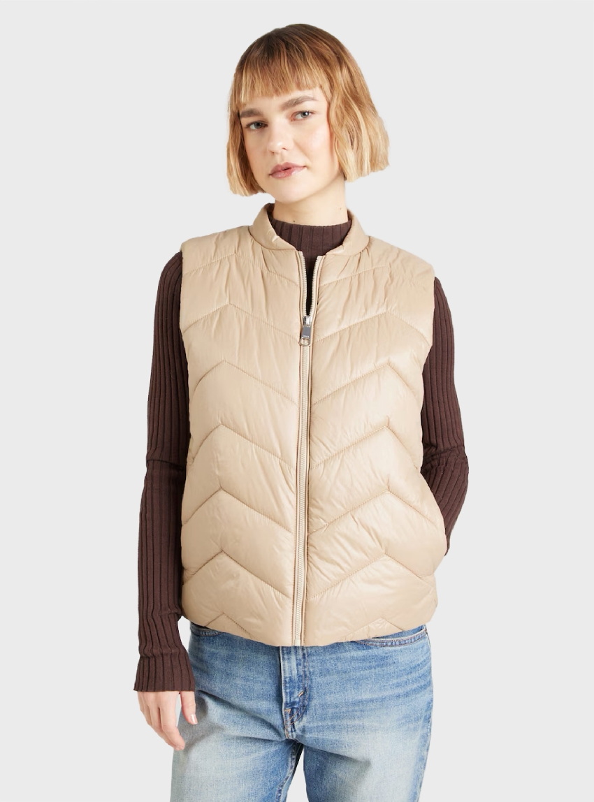 BOSS Padded Gilet C_Palattini - Beige