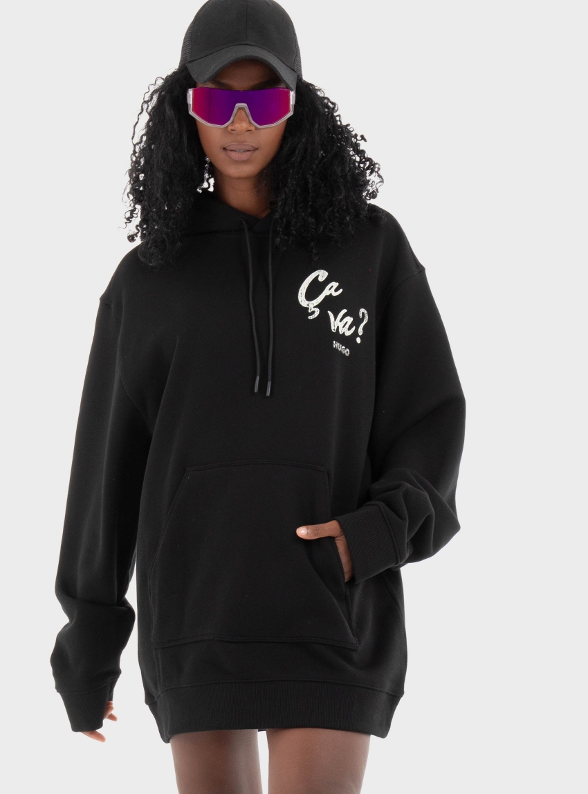 HUGO Sweat Dress Dejandra_2 - Black