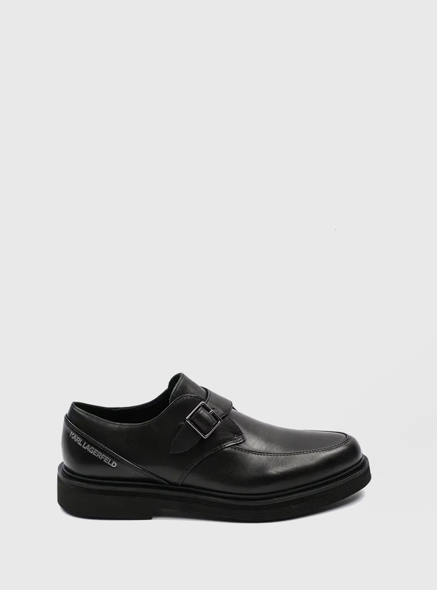 Karl Lagerfeld Karnaby Monk Shoes - Black