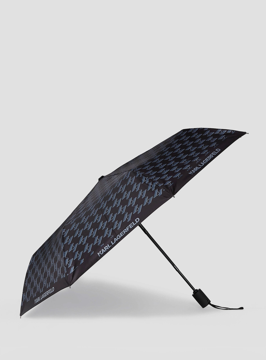 Karl Lagerfeld K/Voyage Small Umbrella - Black