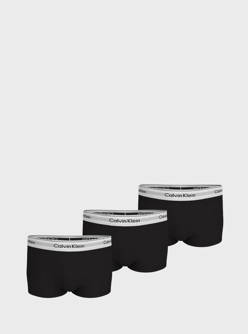 Calvin Klein 11 Pack Low Rise Trunks - Black