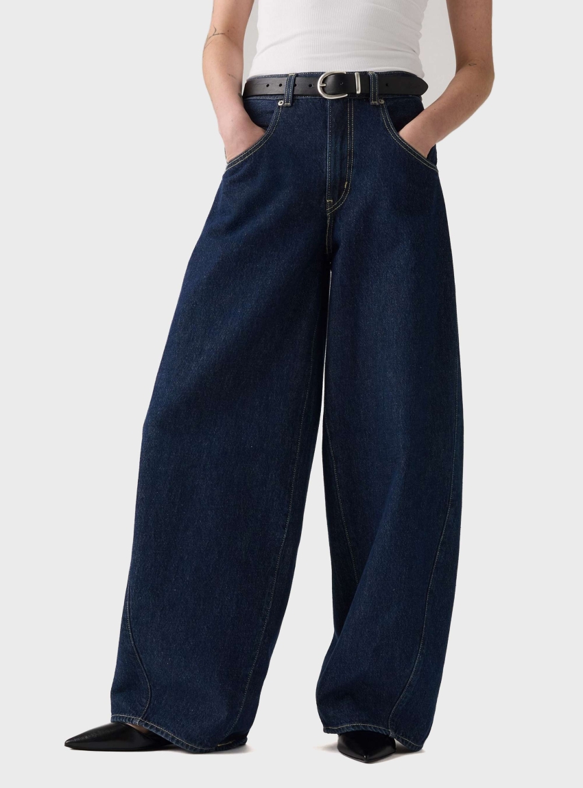Levi's Super Baggy Barrel Jeans - Dark Aged Denim