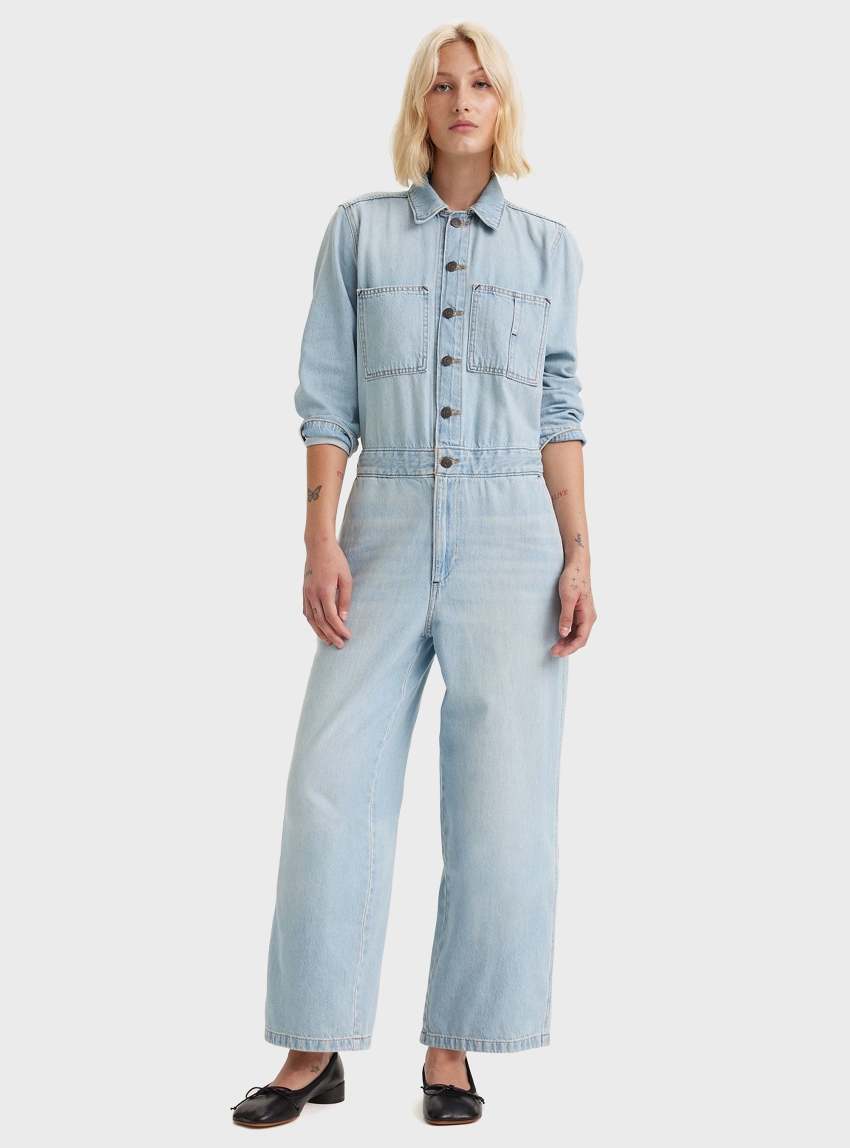Levi's Iconic Lightweight Jumpsuit - Light Aged Denim