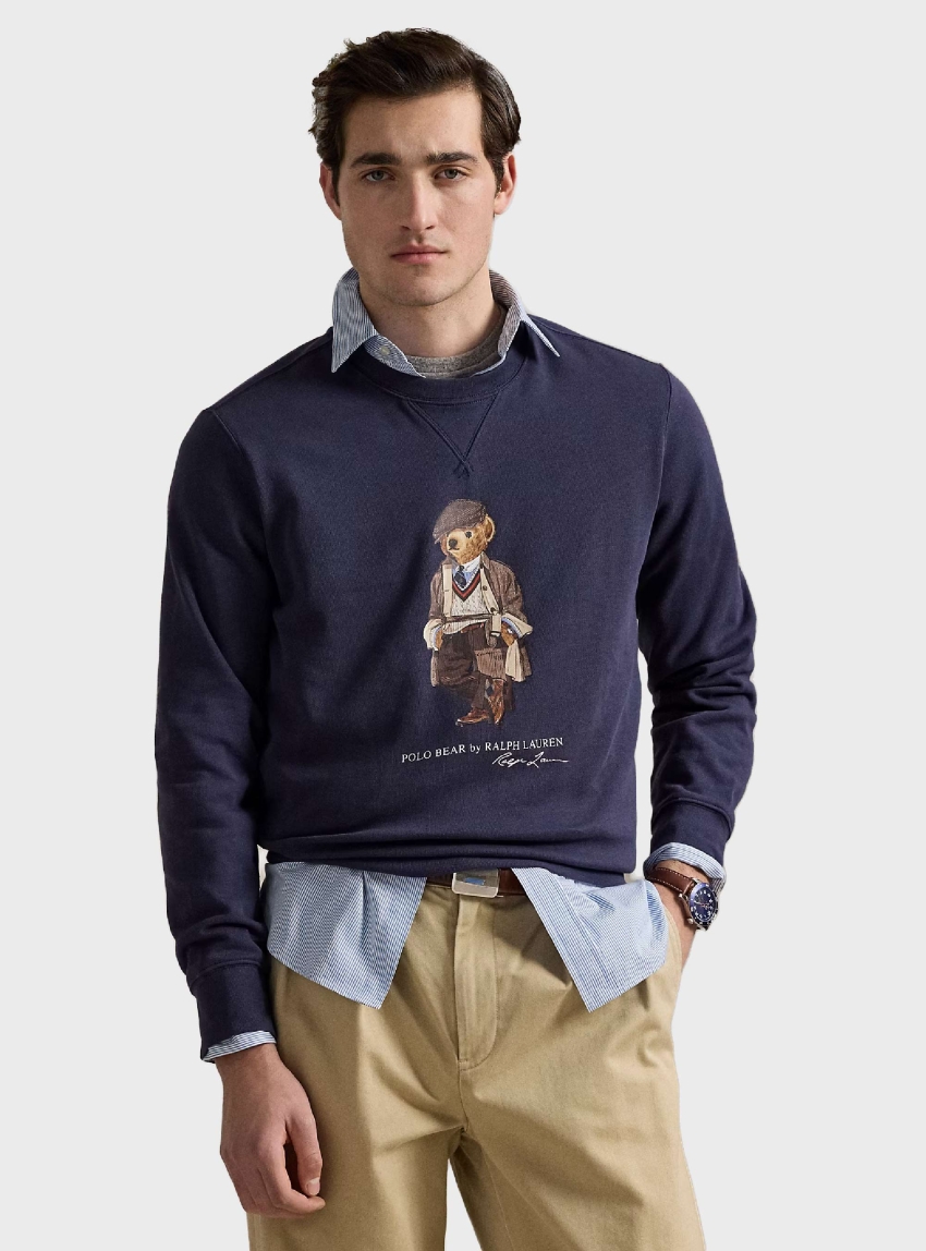Polo Ralph Lauren Polo Bear Fleece Pullover - Blue
