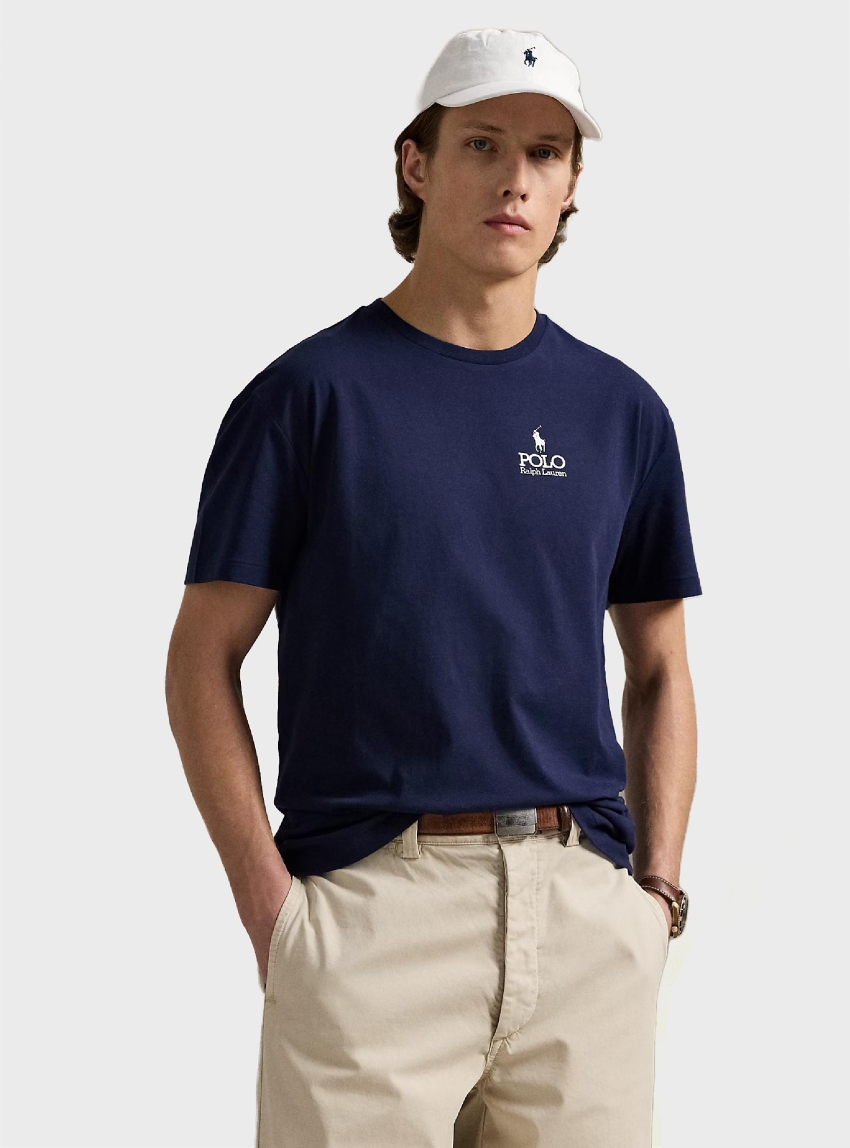 Polo Ralph Lauren Classic Fit Logo Jersey T-Shirt - Blue