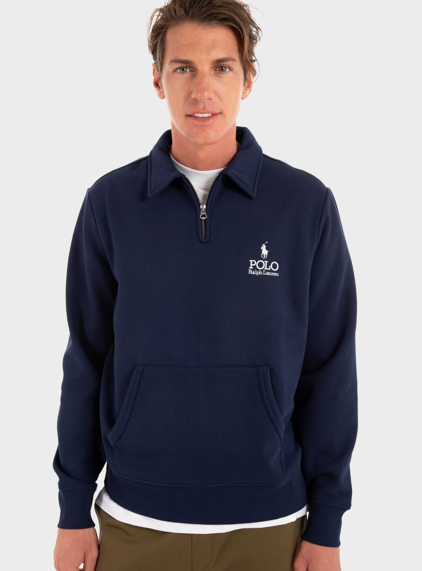Polo Ralph Lauren Fleece Quarter-Zip Sweatshirt - Blue