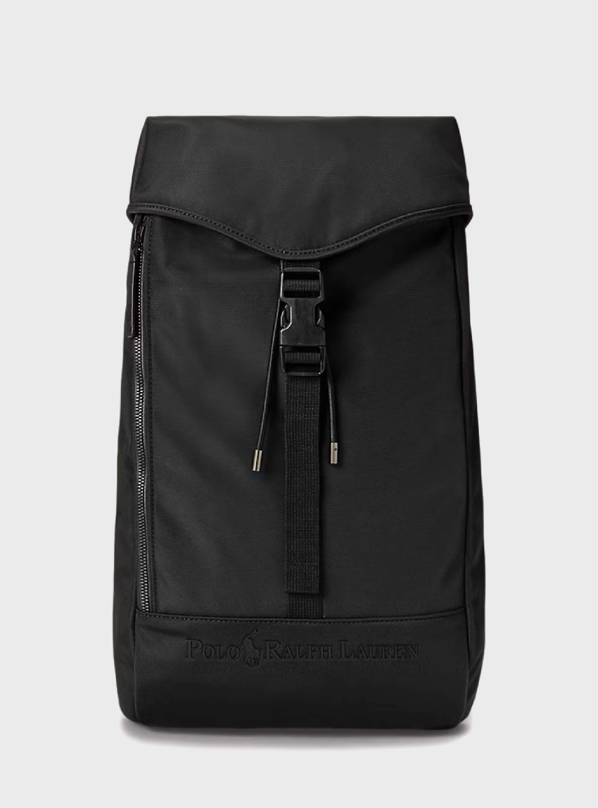 Polo Ralph Lauren Tonal Logo Backpack - Black