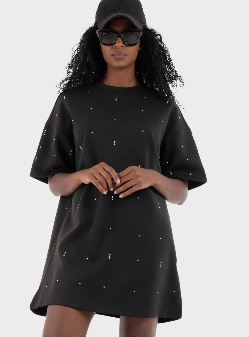 Only Edel Sparkle Dress - Black