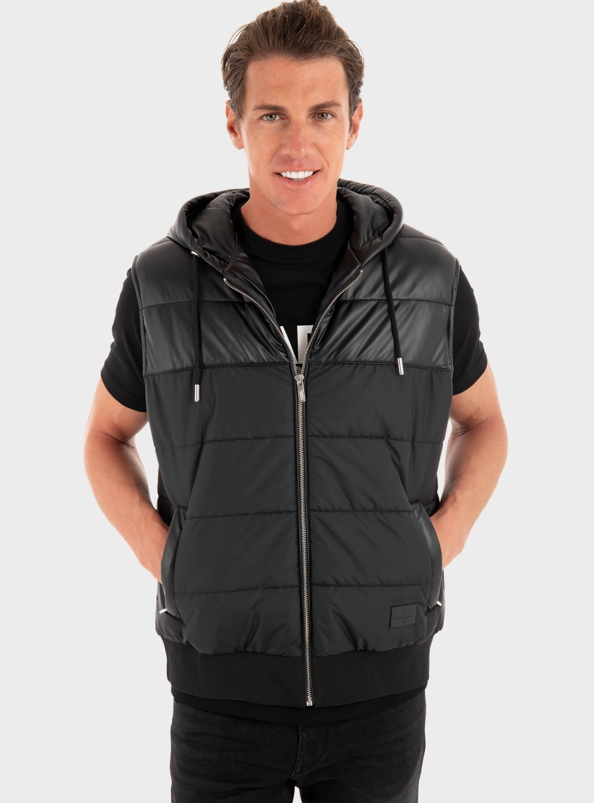 Karl Lagerfeld Puffer Vest - Black