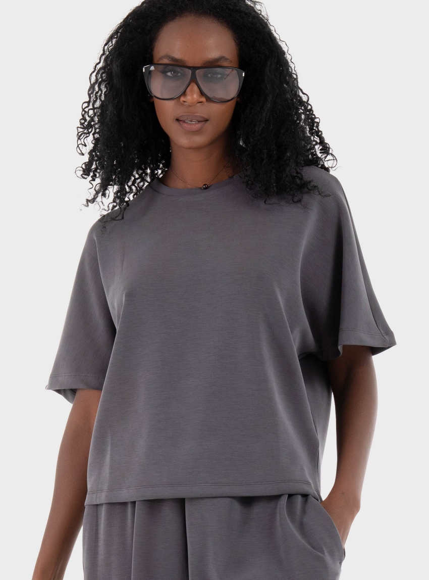 Four Minds Blouse - Dark Grey