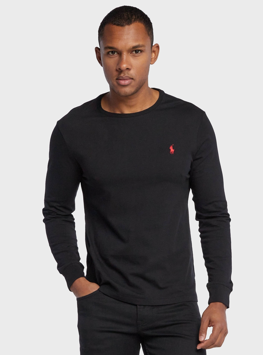 Polo Ralph Lauren Classic Fit Long Sleeve T-Shirt - Black