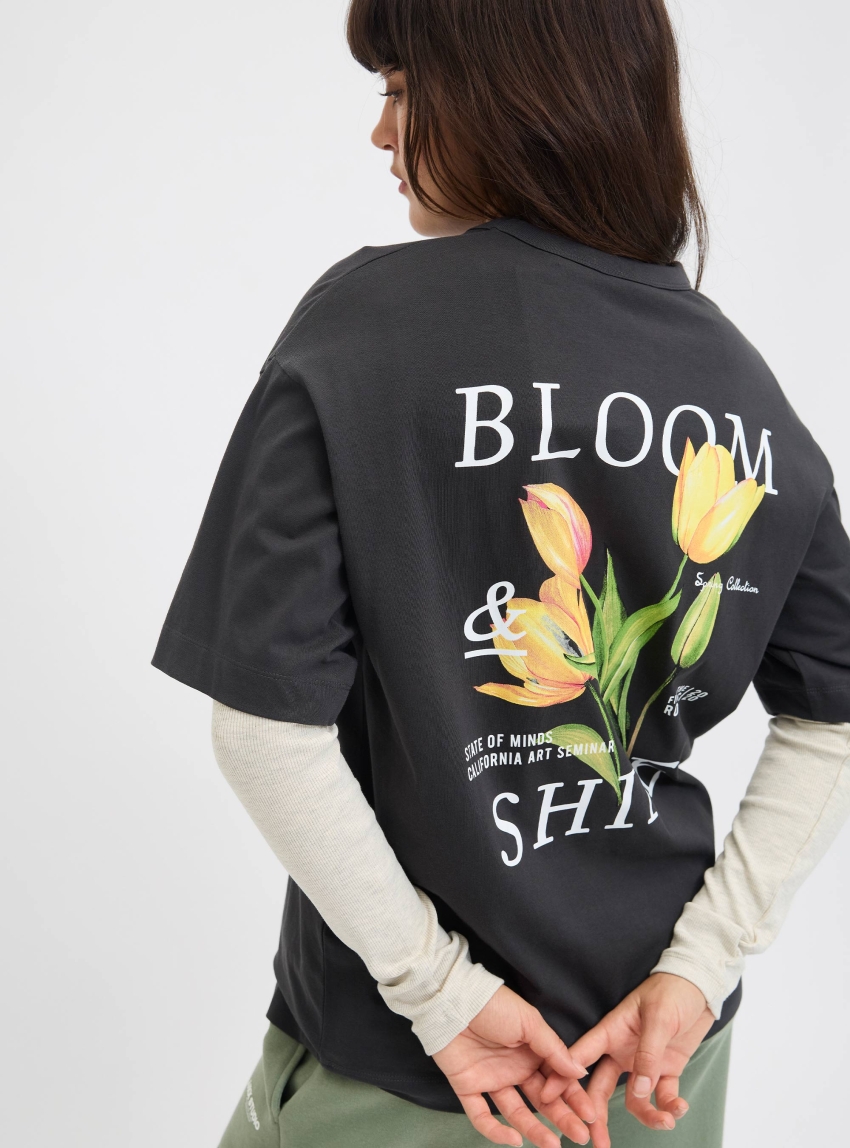 JJXX Sandra Loose Tee - Black