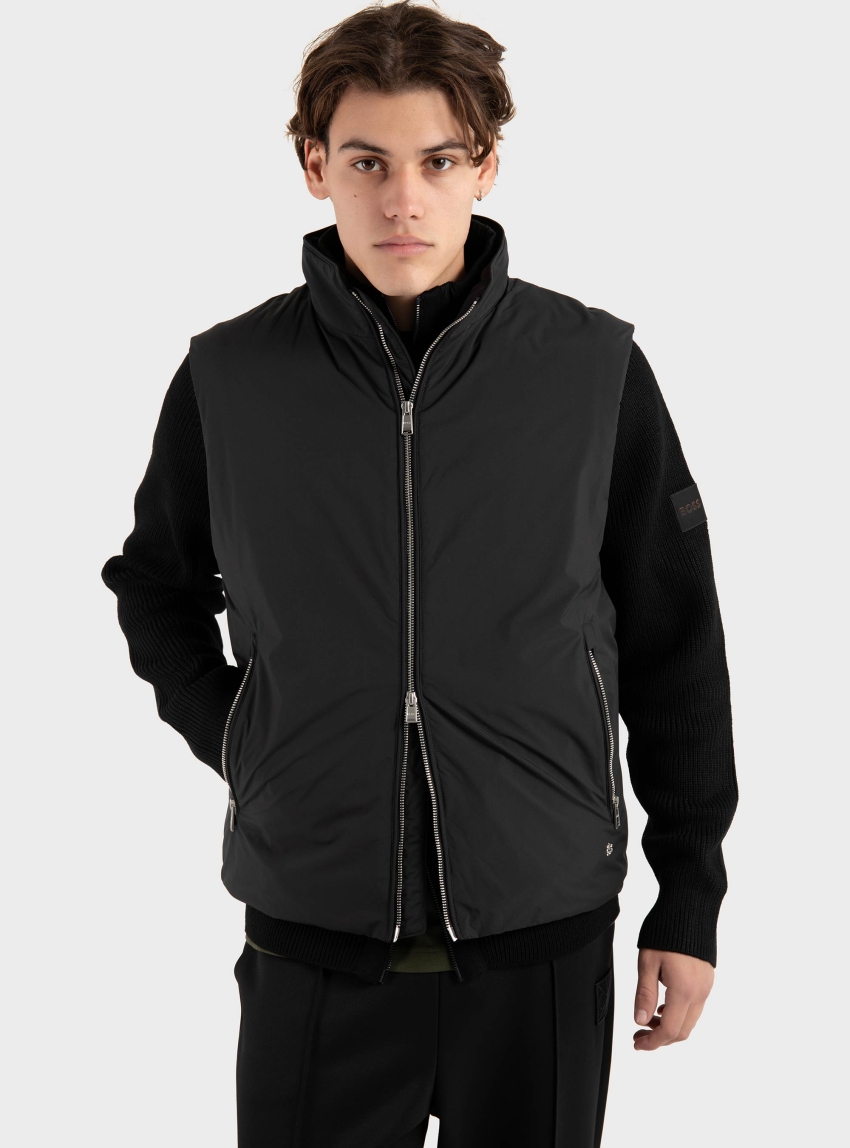 BOSS Water-Repellent Gilet H-Darens - Black