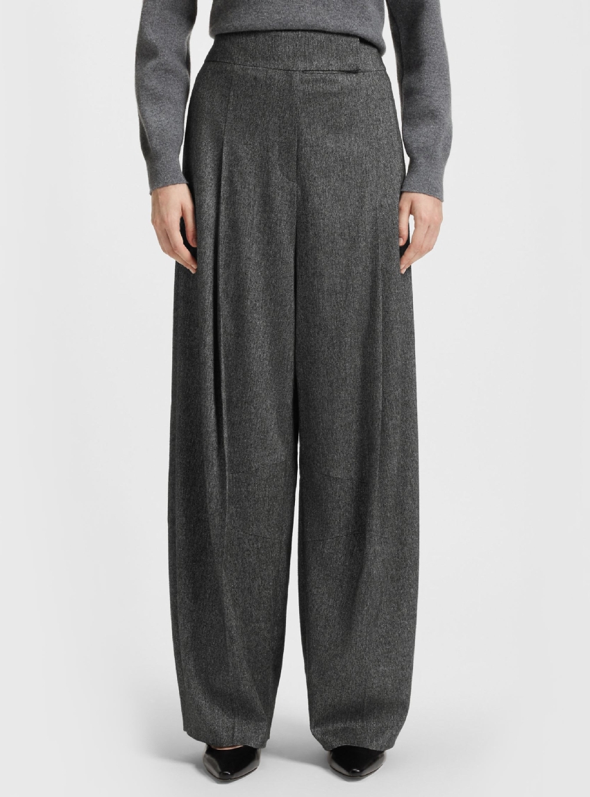 BOSS Wide Leg Trousers Telda - Dark Grey