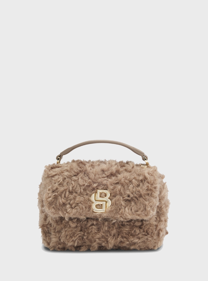 BOSS Shoulder Bag B_ICON M FUR - Brown