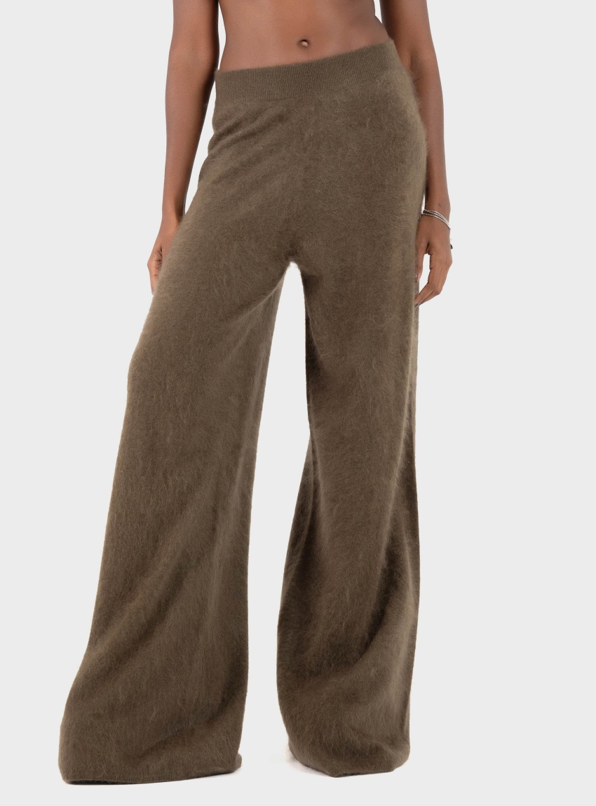 BOSS Cashmere Pants Fibura - Dark Grey