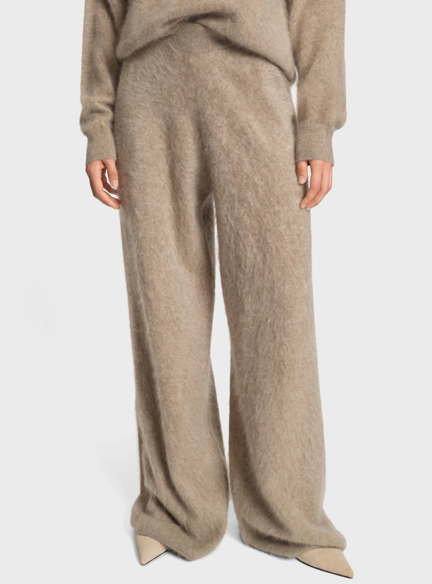 BOSS Cashmere Pants Fibura - Grey